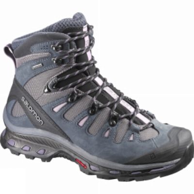 Salomon Womens Quest 4D 2 GTX Boot Crocus Purple/Grey Denim/Artist Grey-X